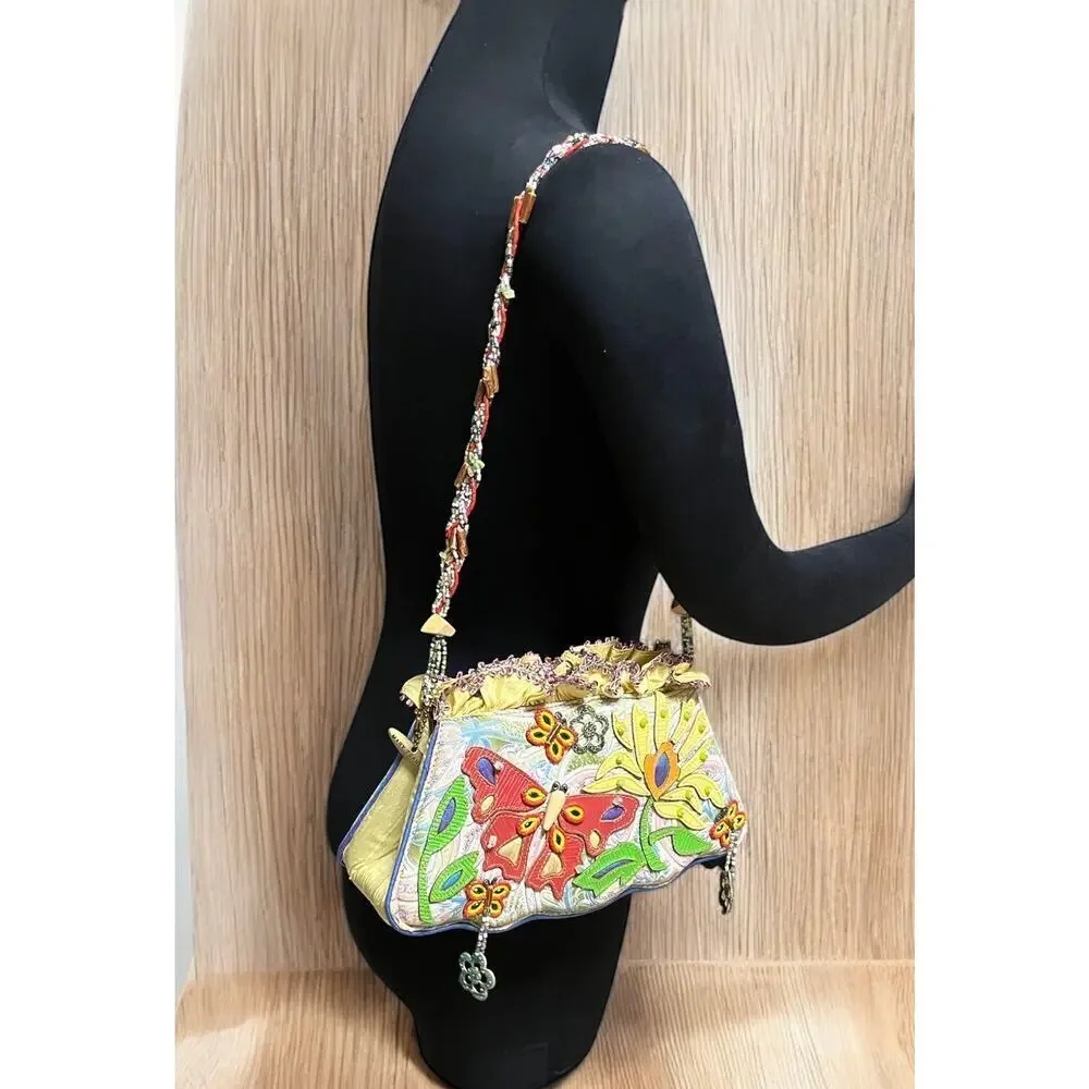 Vintage Mary Frances #954-44 "Damsel" Shoulder Bag - Picture 9 of 13